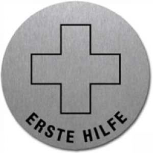 Textschild + Symbol - Erste Hilfe