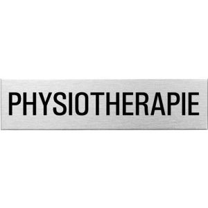 Textschild - Physiotherapie (eckig)