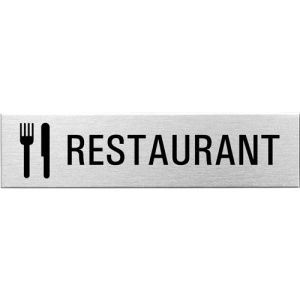 Textschild+Symbol - Restaurant