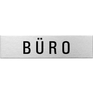 Textschild - Büro (eckig)