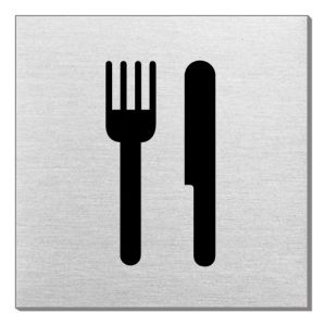 Piktogramm - Essen/Speisesaal (quadratisch)