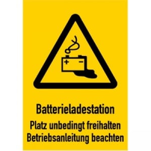 Warnzeichen mit Text und Standardsymbol nach Ihren Angaben, Kombischild gelb