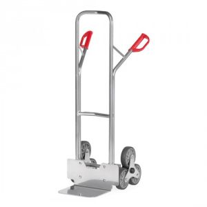 Alu-Treppenkarre mit kleiner Schaufel und Treppensternen - Tragkraft 200 kg
