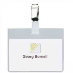 Namensschild mit drehbarem Clip, Durable (25er VPE)