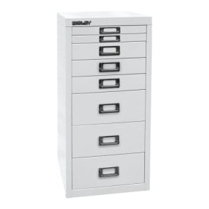 Schubladenschrank Bisley MultiDrawer - 29er Serie DIN A4, 8 Schubladen