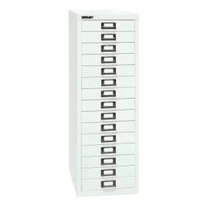 Schubladenschrank Bisley MultiDrawer - 39er Serie DIN A4, 15 Schubladen