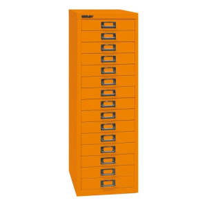 Schubladenschrank Bisley MultiDrawer - 39er Serie DIN A4, 15 Schubladen