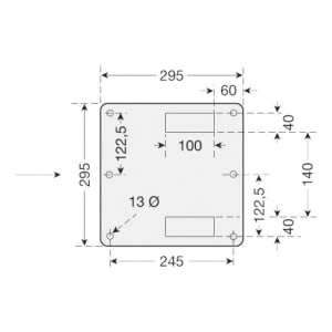 Systemschranke COMPACT mit Gegengewicht