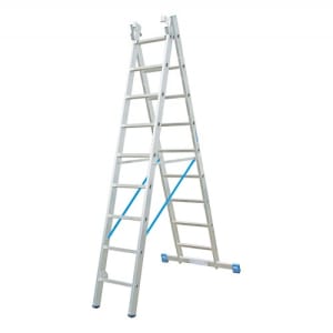 Sprossen-Vielzweckleiter STABILO, treppengängig