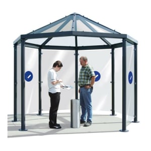 Raucherpavillon Modell Paris, P 500