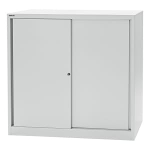 Schiebetürenschrank Bisley ECO - 2 Fachböden für 3 Ordnerhöhen