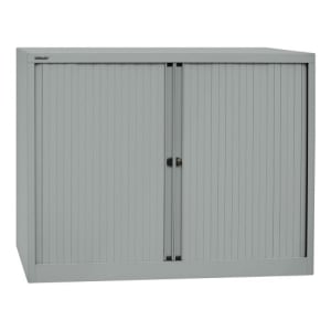 Rollladenschrank Bisley EURO - 2 Fachböden für 2,5 Ordnerhöhen, Breite 1200 mm