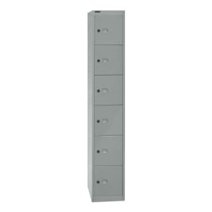 Garderobenschrank Bisley Office - 1 Abteil, 6 Fächer