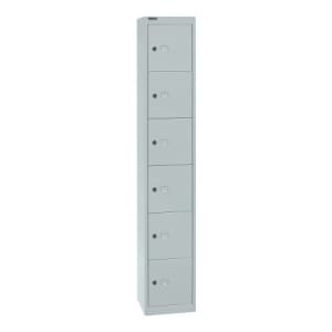 Garderobenschrank Bisley Office - 1 Abteil, 6 Fächer