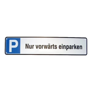 Parkplatz-Schild Bitte Nur Vorwärts Einparken - In 4 Größen- S00240-256 - Foto 8