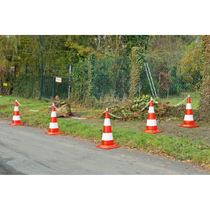 Leitkegel-Set 500 / tagesleuchtend / inkl. Kettenhaken und 10m Kette