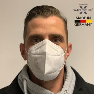 30 Stück FFP2 Atemschutzmaske NR ohne Ventil, 4-lagig