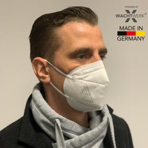 30 Stück FFP2 Atemschutzmaske NR ohne Ventil, 4-lagig