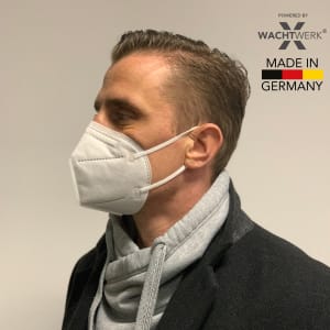 30 Stück FFP2 Atemschutzmaske NR ohne Ventil, 4-lagig