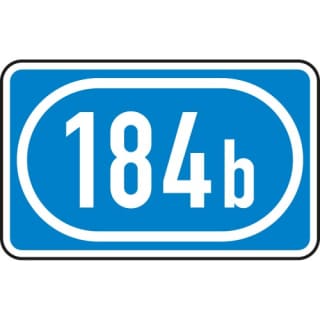 Schild Knotenpunkte Autobahnen drei bis vierstellig VZ 406-51