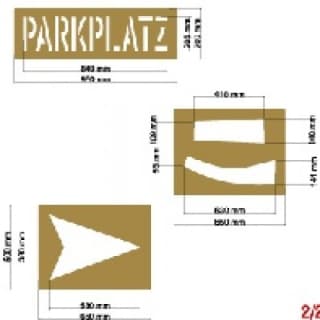 Schablonensatz 1 (6 teiliges Set)