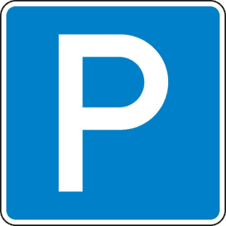 VZ 314 - Parkplatzschild Parken zur Parkplatzkennzeichnung