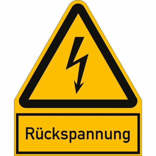 Kombischild Rückspannung