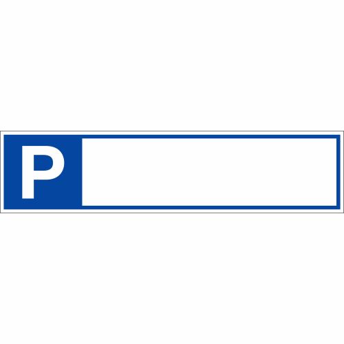 Parkplatzreservierer blanko, zur Selbstbeschriftung mit Folienbuchstaben