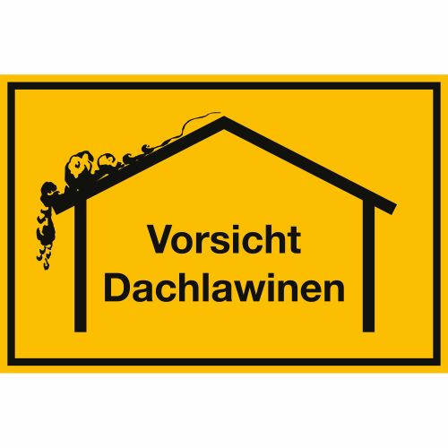 Vorsicht Dachlawinen