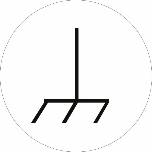 500er Rolle Leiterkennzeichnung Masse / Potenzial Null