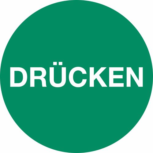 Piktogramm - DRÜCKEN