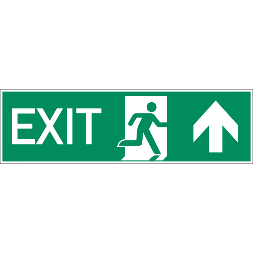 EXIT nach oben nach ISO 16069