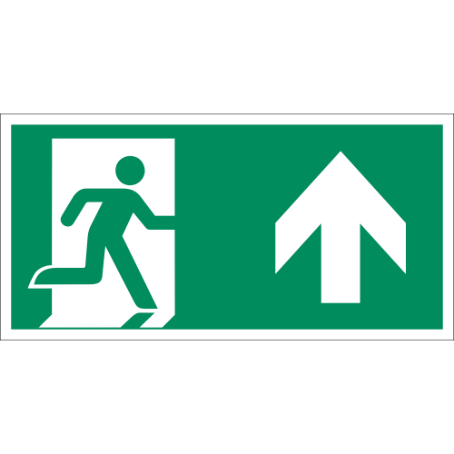 ISO 7010 150x300mm nachleuchtend re./li. Schild PVC Rettungsweg doppelseitig ISO 7010 150x300mm nachleuchtend re./li. Schild PVC Rettungsweg doppelseitig