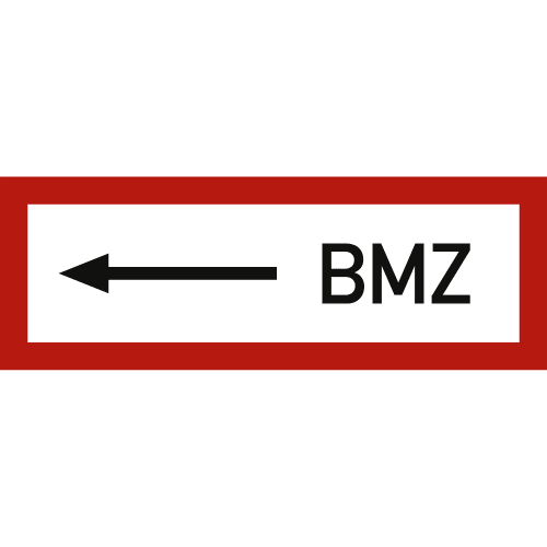 BMZ linksweisend nach DIN 4066