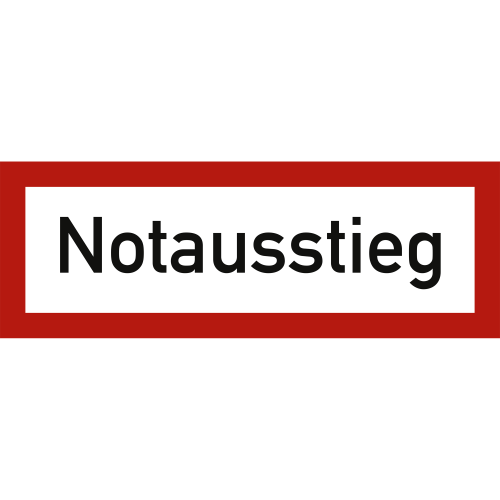 Notausstieg nach DIN 4066