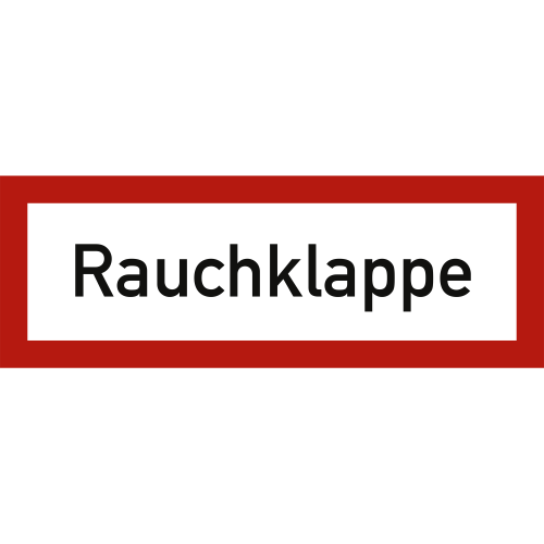 Rauchabzug Folie selbstklebend Brandschutzzeichen
