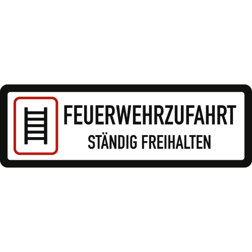 Feuerwehrzufahrt Standig Freihalten Variante I Feuerwehrschilder