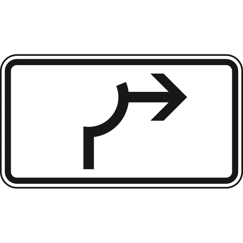 Verkehrsschild Umleitung Viertelkreis VZ 1000 23 verkehrsschild-umleitung-viertelkreis-vz-1000-23