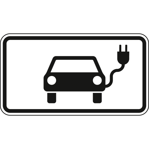 Elektrisch betriebene Fahrzeuge - Verkehrsschild VZ 1010-66