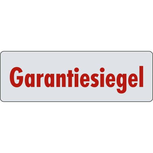 500er VPE Garantiesiegel / fälschungssicher mit Schachbrettmuster