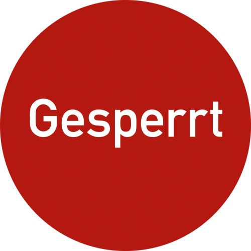 Qualitätskennzeichnung - gesperrt