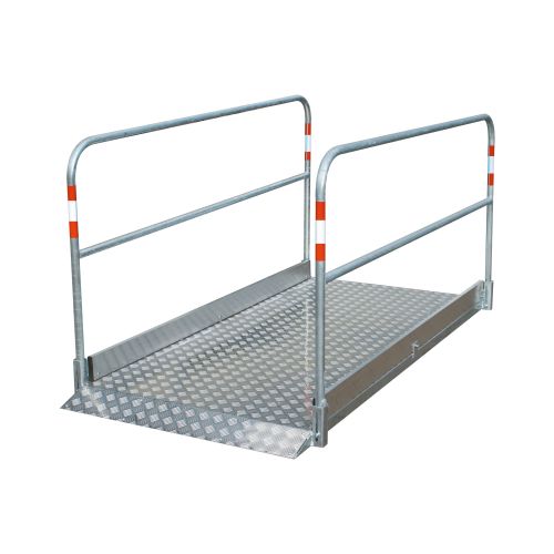 Grabenbrücke aus Aluminium, Tragkraft 200 kg/m²