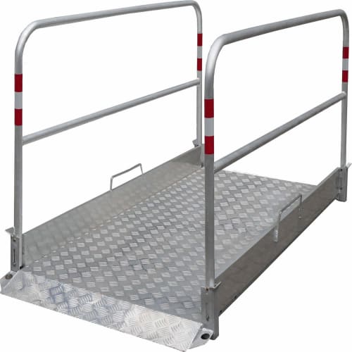 Grabenbrücke LIGHT aus Aluminium, Tragkraft 200 kg/m²