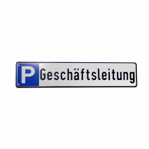 Schild Geschäftsleitung