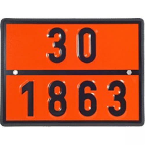 Warntafel für Düsenkraftstoff