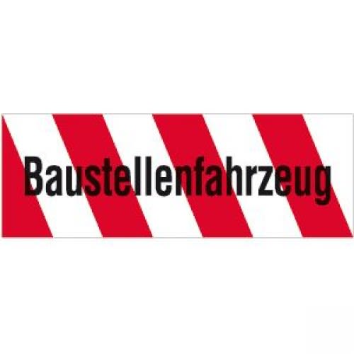 Magnetschild / Magnetfolie Baustellenfahrzeug
