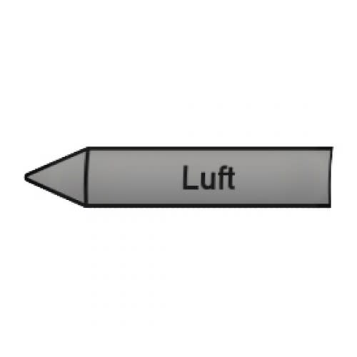 Fließrichtungspfeil für die Durchflussstoffgruppe 3