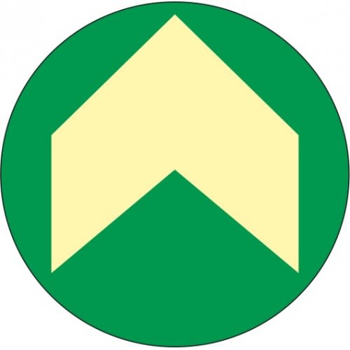 Antirutsch-Bodenmarkierungspunkte mit Pfeil, langnachleuchtend
