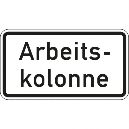 Arbeitskolonne - Verkehrsschild VZ 2123