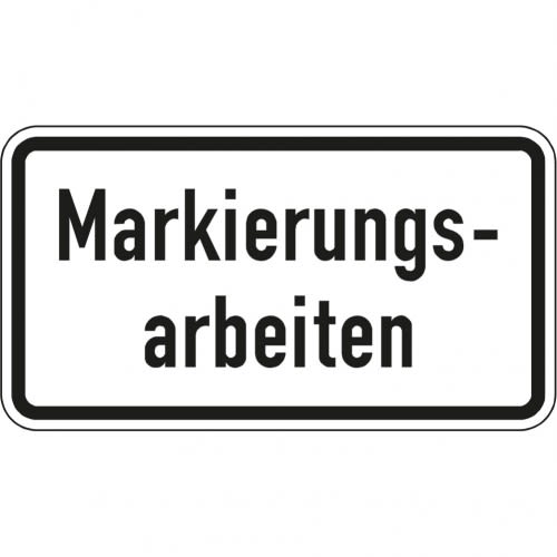 Markierungsarbeiten - Verkehrsschild VZ 2114